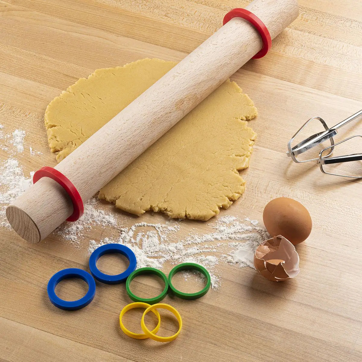 Rolling Pin Bands 8pc, Mrs A