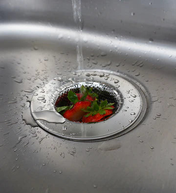 Sink Strainer, Large 4.5" Stainless Steel