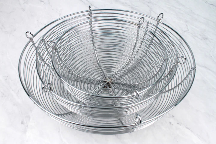 Wire Hanging Baskets Chrome, disc