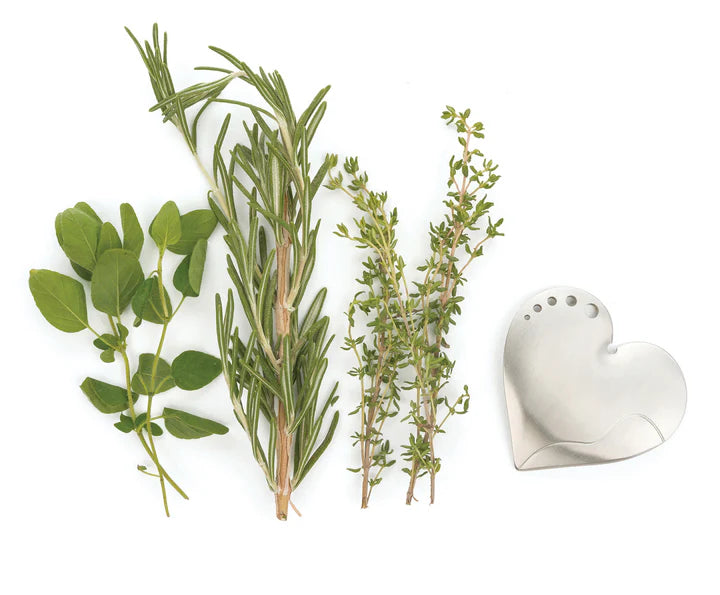 Herb Stripper, Heart, Stainless Steel