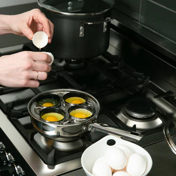 4 Egg Poacher Set, Pan & Insert