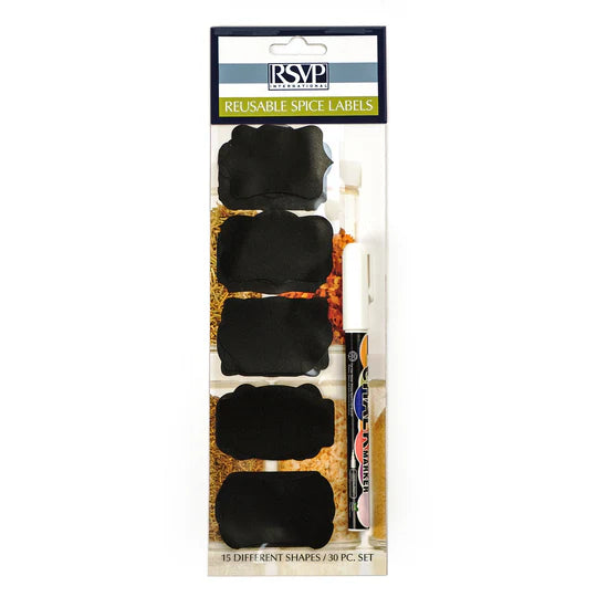 Reusable Spice Labels - Set of 30