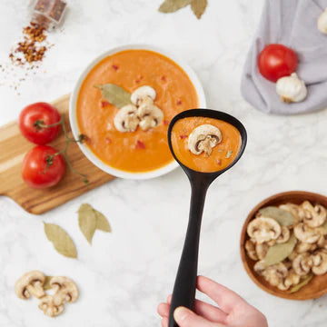 Ela's Silicone Ladle, Black