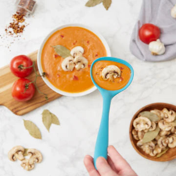 Ela's Silicone Ladle, Turquoise