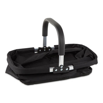 Market Basket, Black, Collapsible