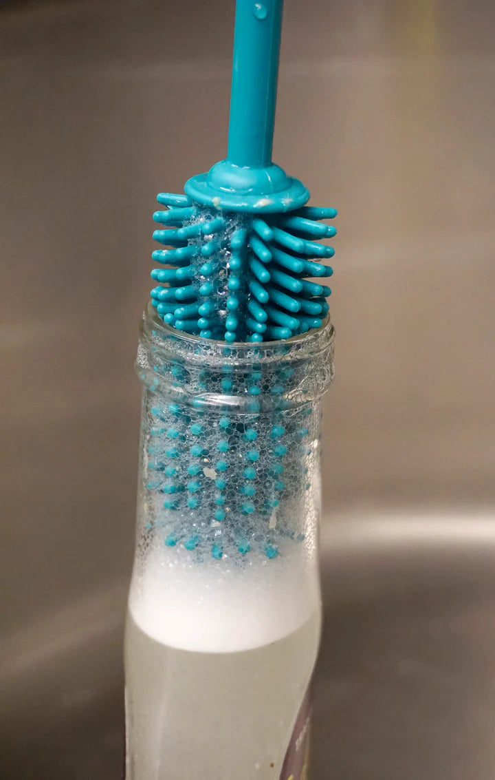 Silicone Bottle Brush, Turquoise