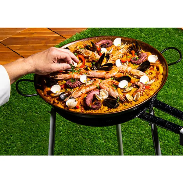 20" Paella Pan Enamel Steel Nonstick