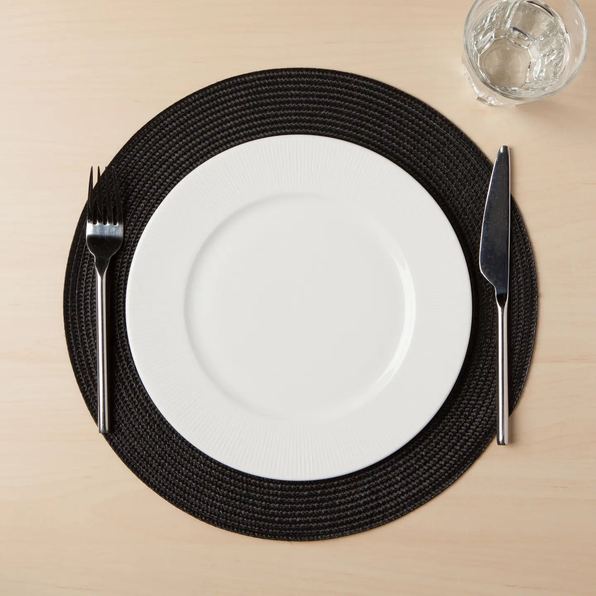 Placemat Black Disko