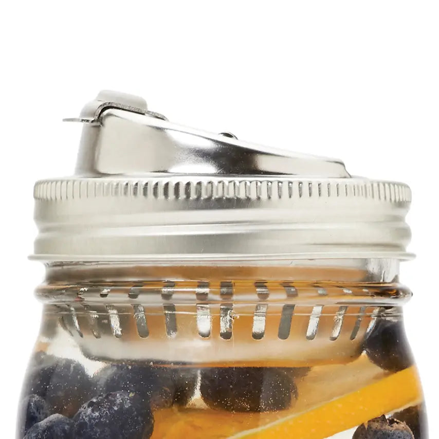 Jarware 2-in-1 Fruit Infuser Lid, Regular Mouth