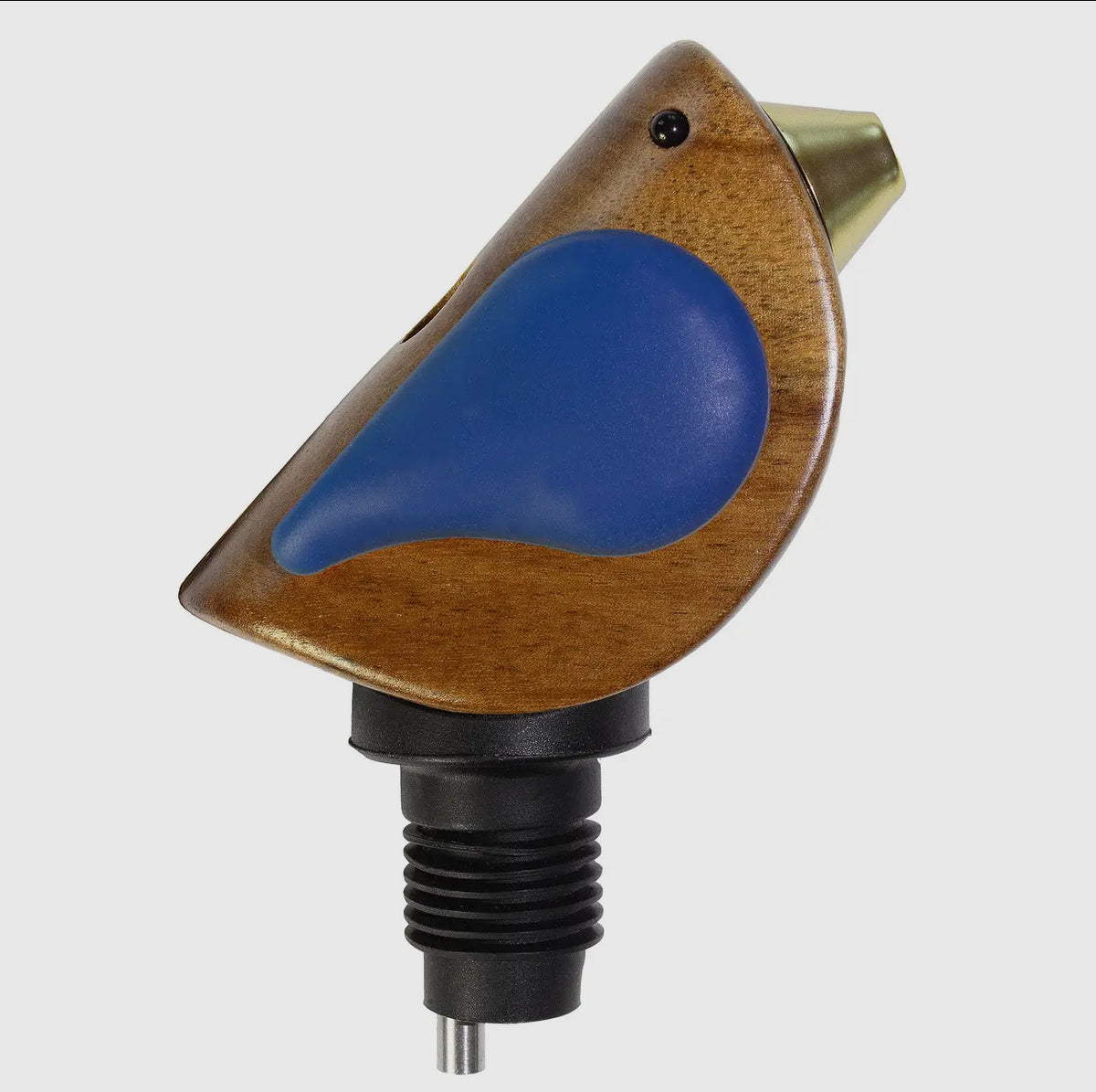 Songbird Wine Bottle Pourer Blue