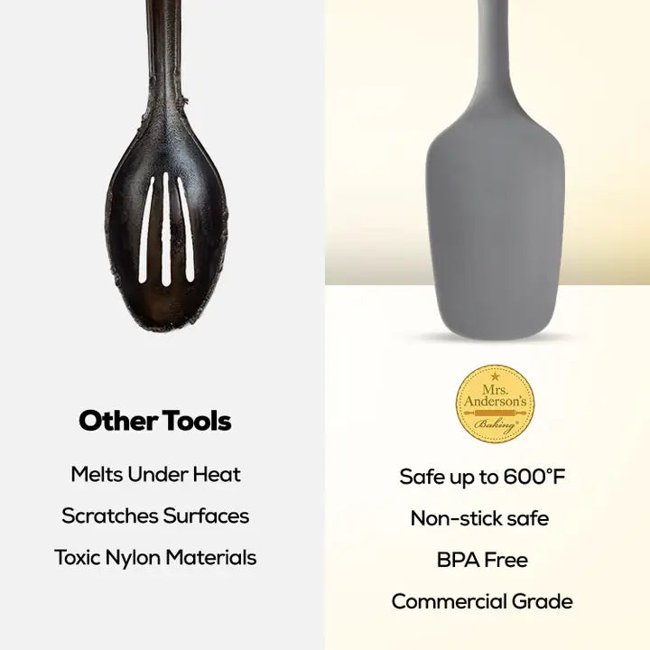 Gray Silicone Spoon Spatula