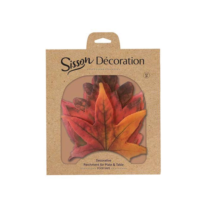 Parchment Fall Leaves, Cheese