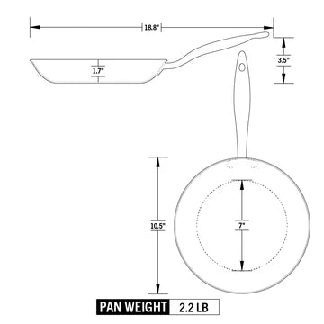 Titanium 10.5" Fry Pan