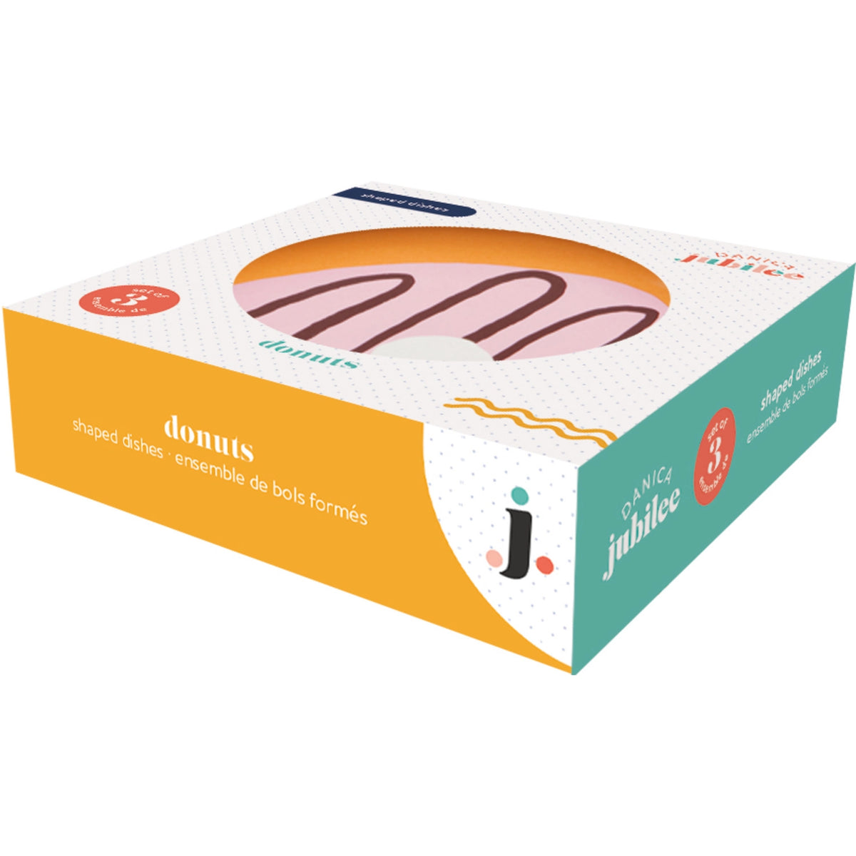 Dishes S/3 Donuts