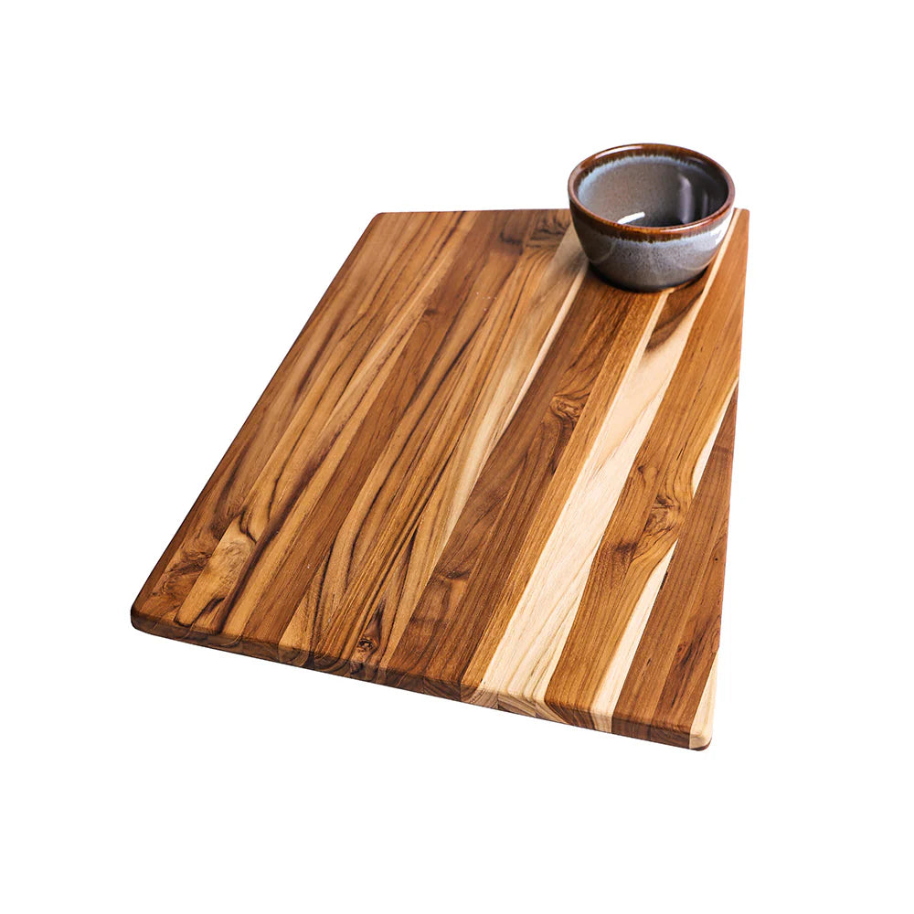 Edge Grain Large 19x12.5 Geo Trapeze Cutting Board