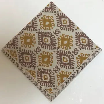 Napkin Dev Ochre/Brown