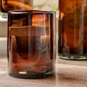 Handblown Tamarind DOF Glasses