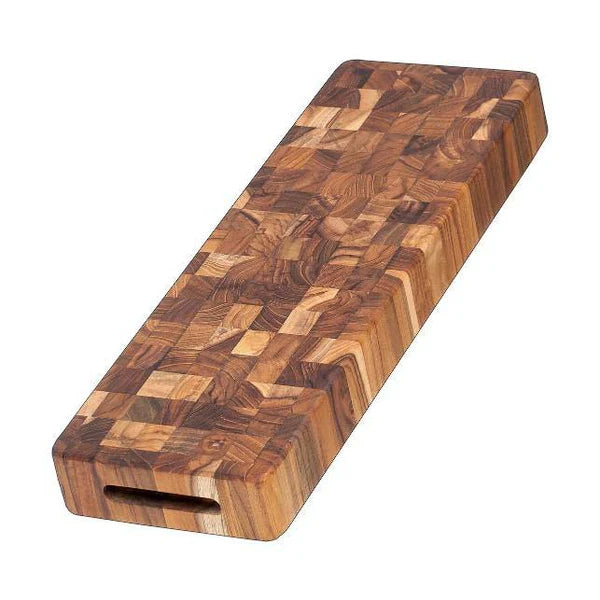 End Grain 18x6x2 Cheeseboard Butcher Block w/Hand Grips