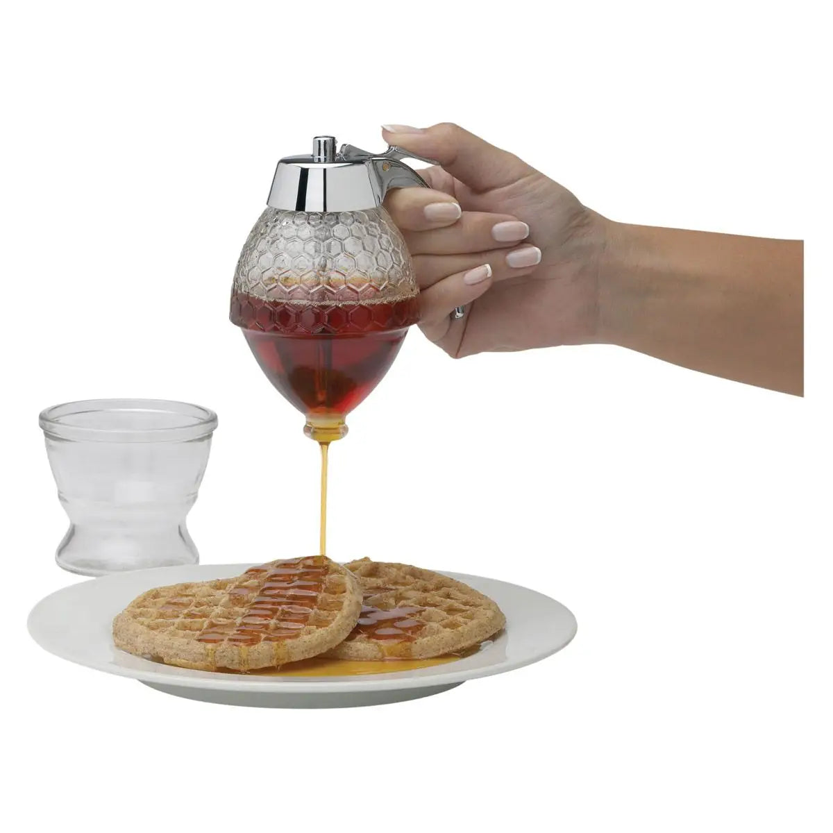 Glass Honey & Syrup Dispenser