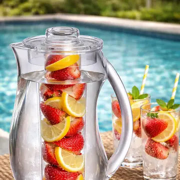 93oz Acrylic Fruit Infuser Pitcher