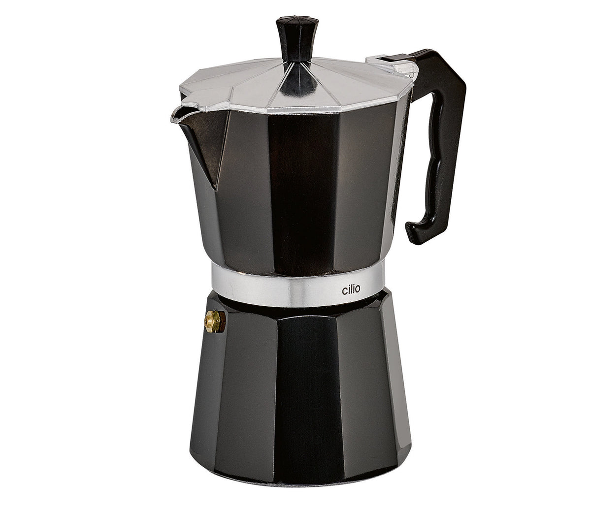 Cilio Classico Espresso Maker 15oz, Black
