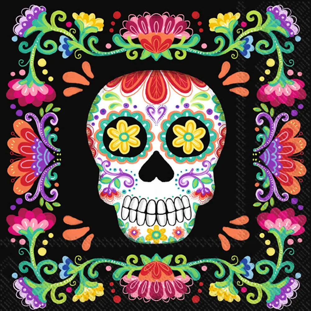 Day of the Dead Cocktail Napkins, Pack of 20
