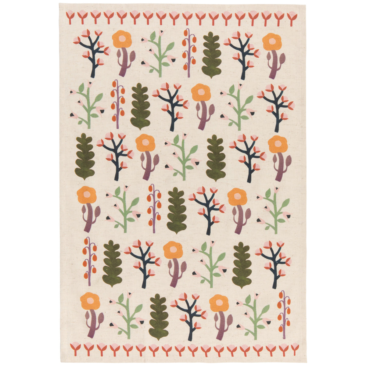 S/2 Petal Power Dishtowels