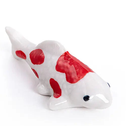 White Koi Chopstick Rest