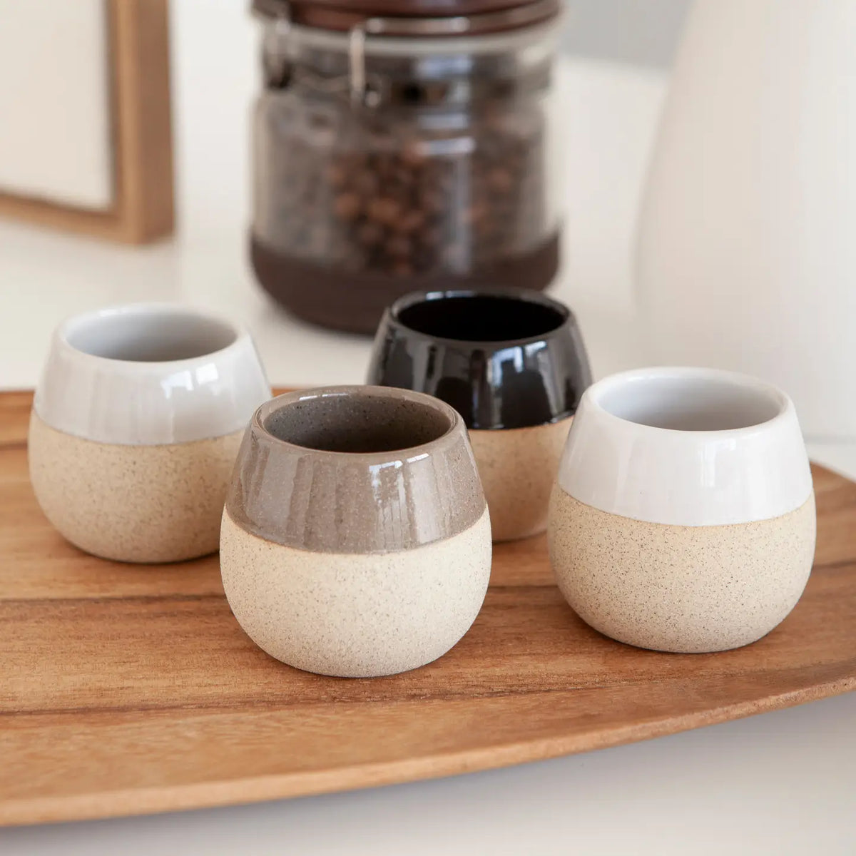 Light Gray, 4.5oz, Espresso Cup, by Amarcado