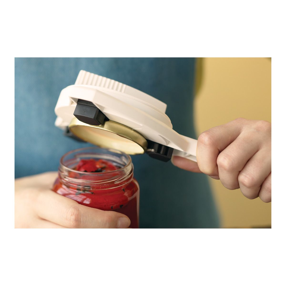 White Gripper Jar Opener