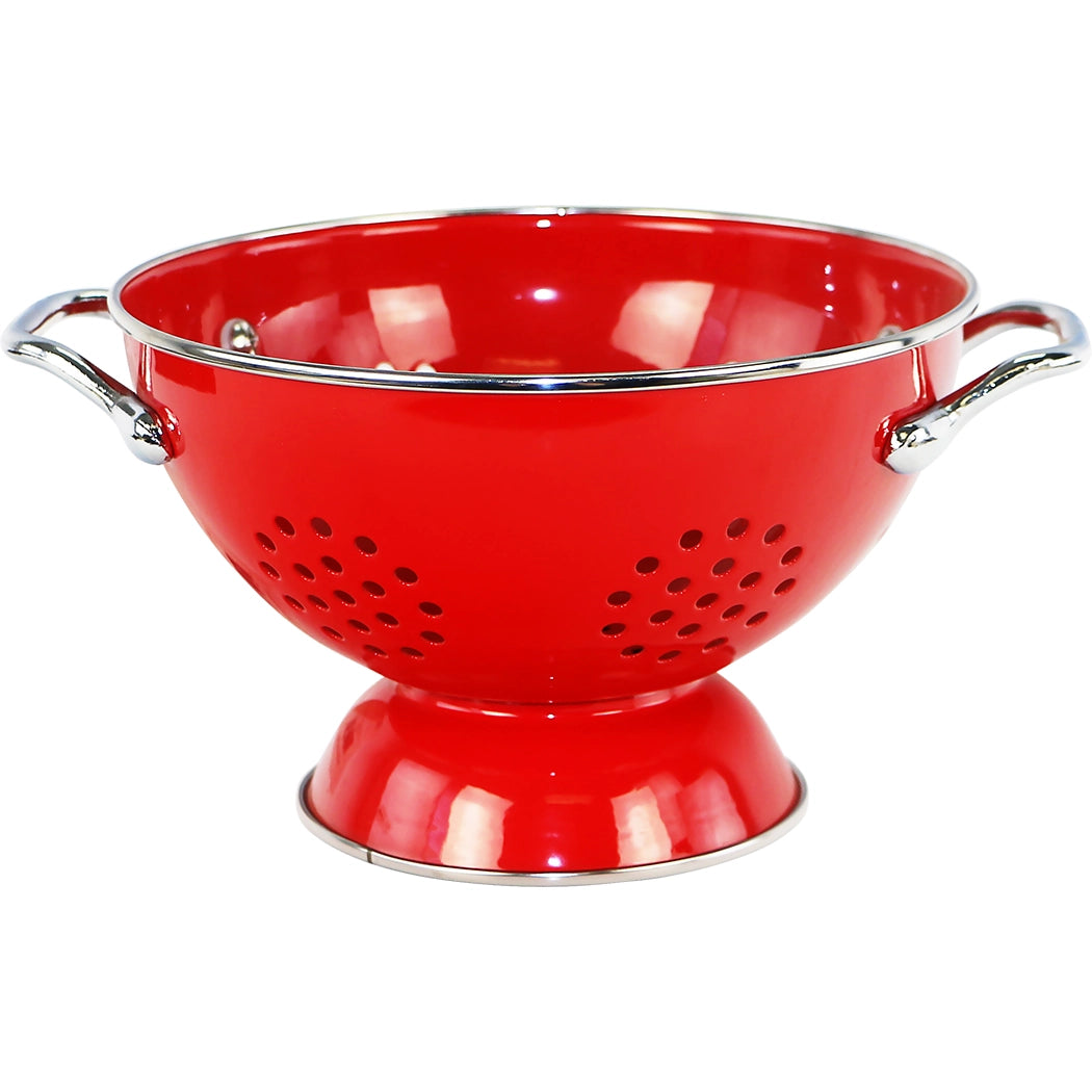 Red 1.5qt Colander