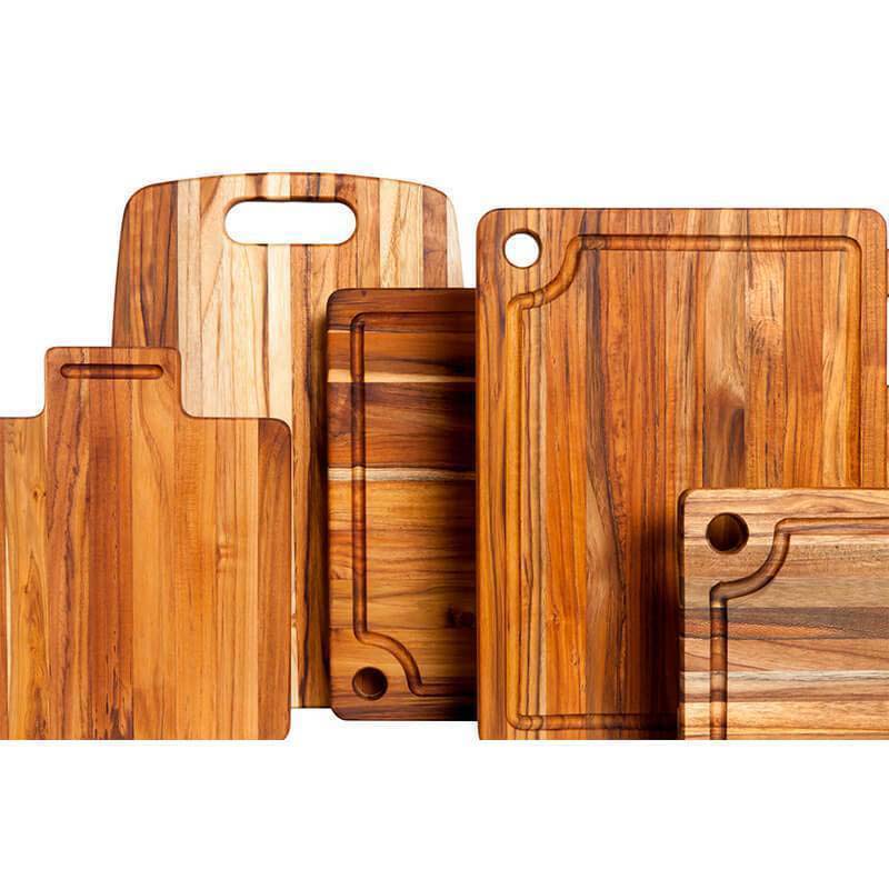 Edge Grain 16x12 Marine Cutting Board w/Corner Hole