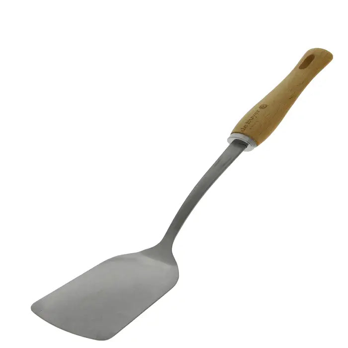 B Bois Plain Spatula Stainless Wood 13.8"