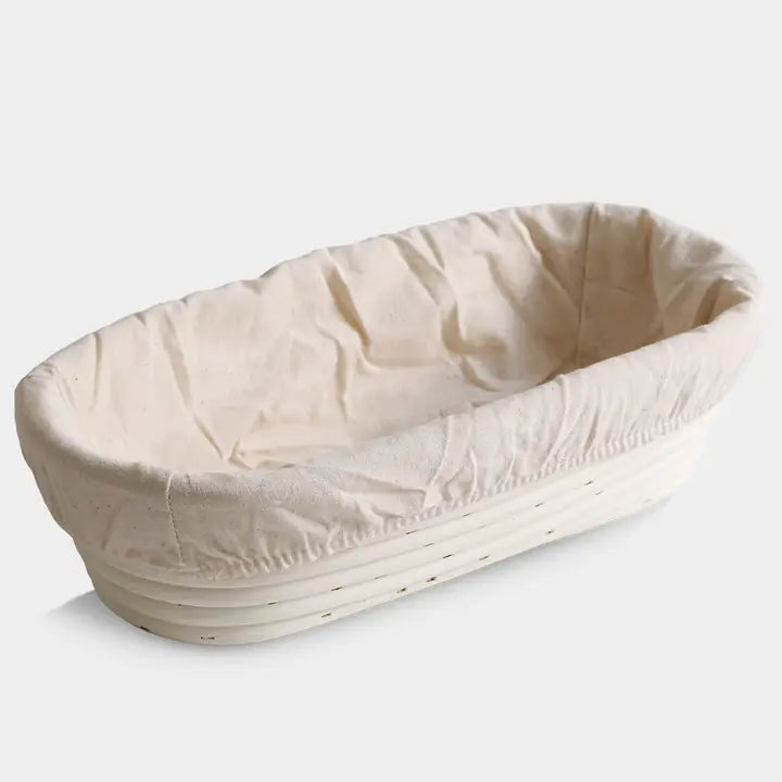 Oblong LG Proofing Basket & Liner