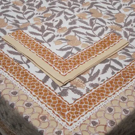 Tablecloth 86" Round Jallore Warm