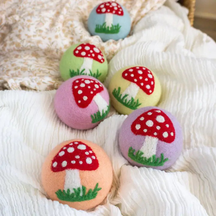 Dryer Ball Enchanted Mushrooms Assorted