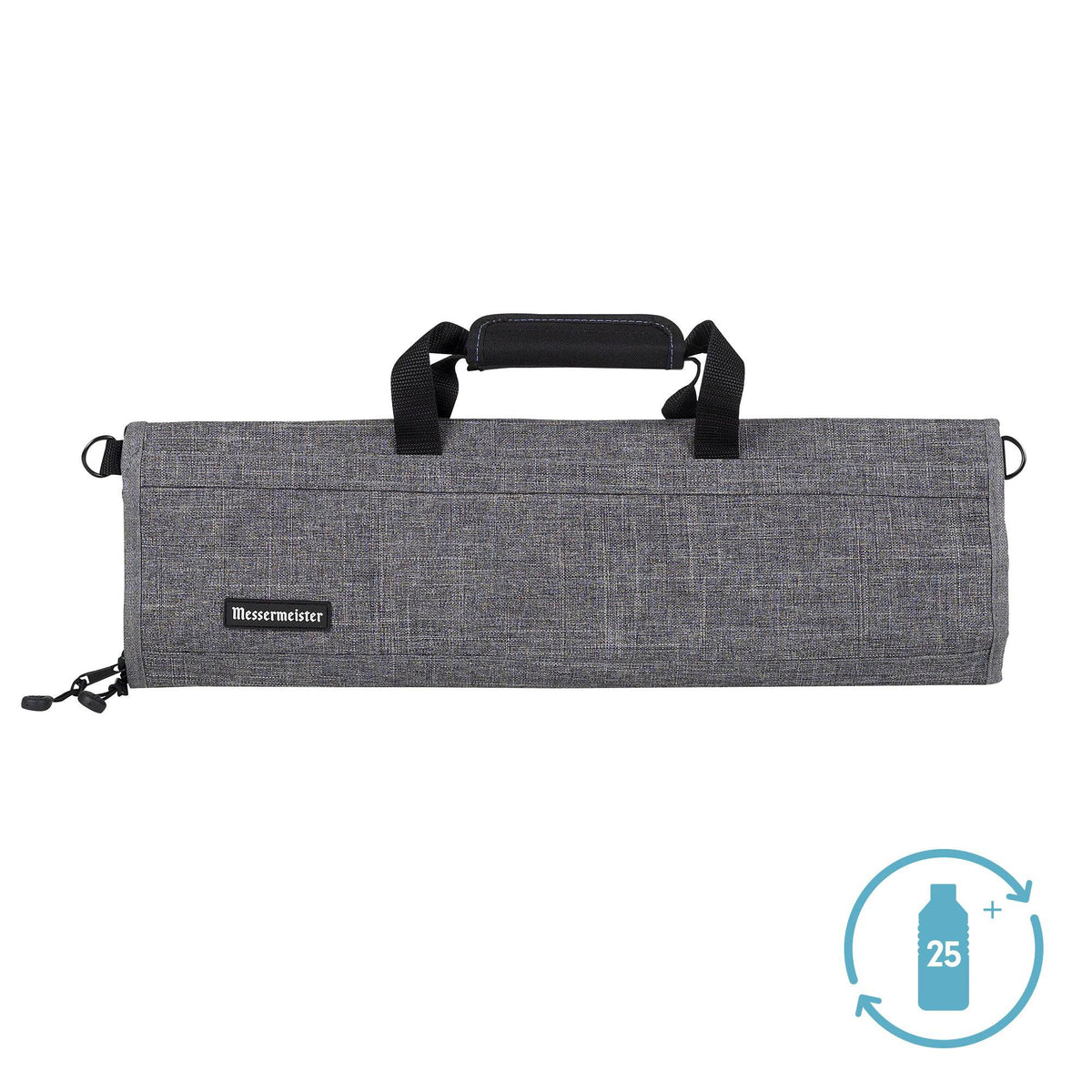 Preservation Knife Roll, Heather Gray, 8 Pocket