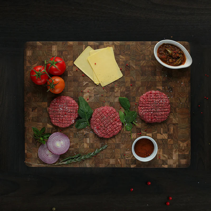 End Grain 24x18 Butcher Block w/Hand Grips