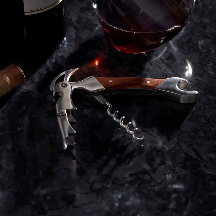 Admiral Rosewood Corkscrew & Foil Cutter