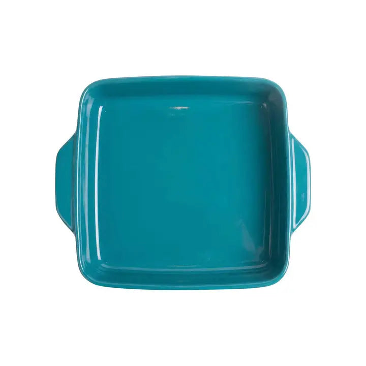 Turquoise 8.5" Ceramic Square Pan