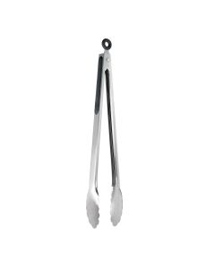 S/S 12" Black Handle Tong