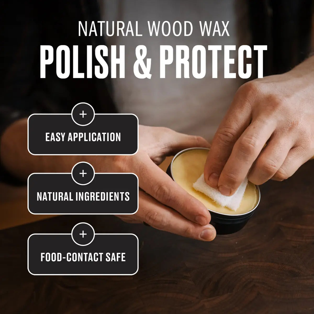 Wood Wax for Cutting Boards, .75oz
