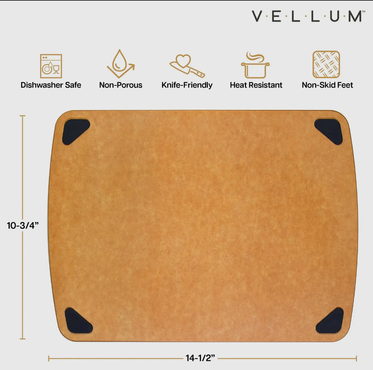 Vellum Cutting Board 14.5” x 10.75”