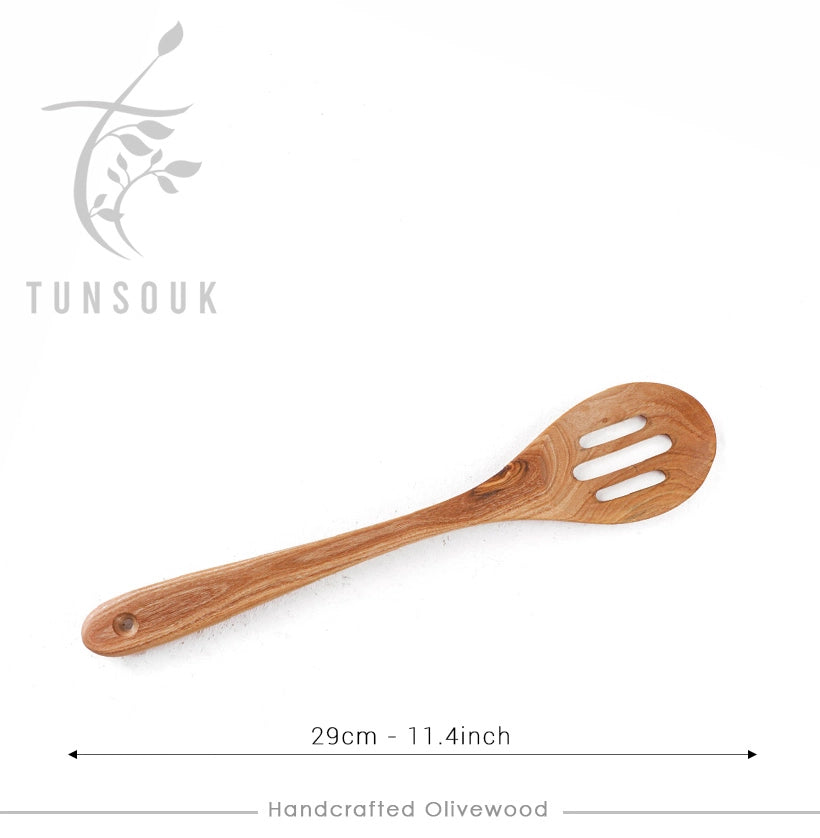 Olivewood Slotted Serving Spoon