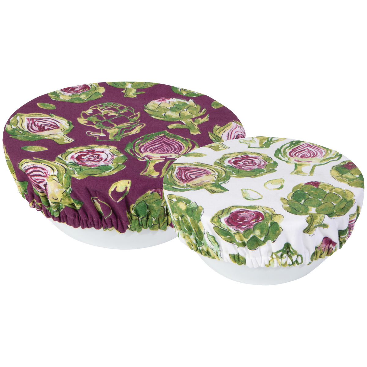 Artichoke S/2 Bowl Covers