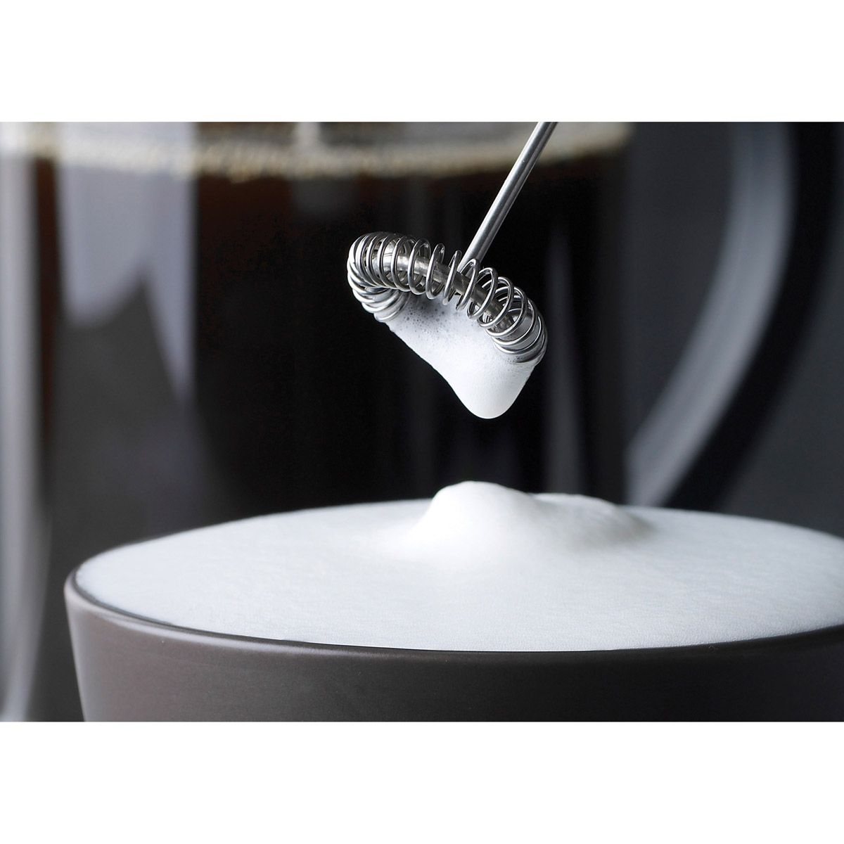Stainless Aerolatte Frother With Stand
