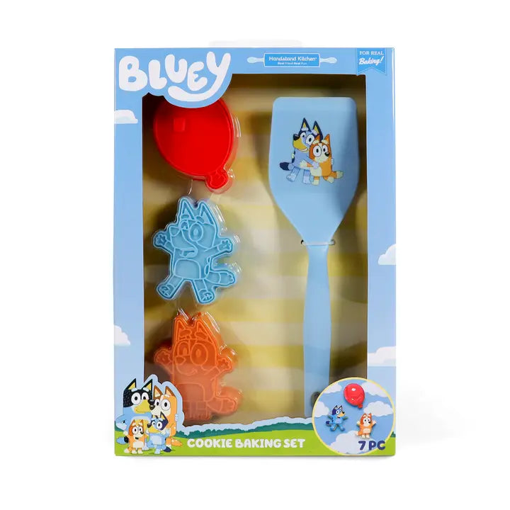 Bluey 7 pc Cookie Baking Set w/ Stamps & Flipper