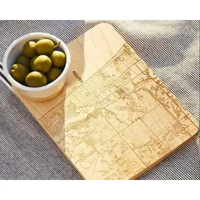 Ann Arbor 6" x 8" Engraved Maple Cutting Board