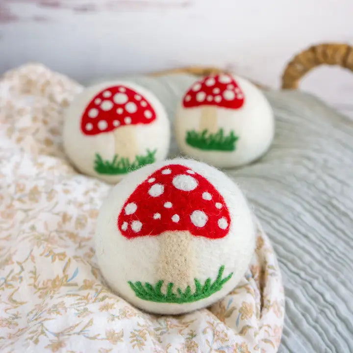 Dryer Ball Enchanted Mushrooms Assorted