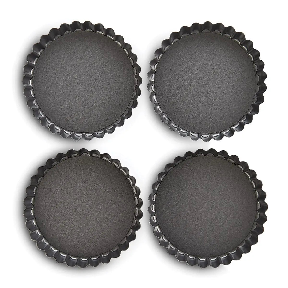 Nonstick S/4 4.25" Quiche Pan